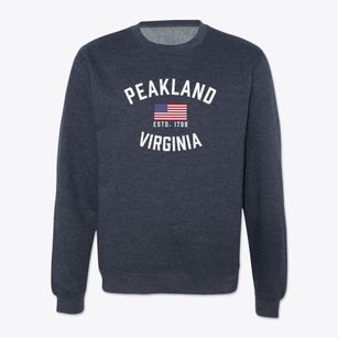 Peakland Virginia Patriot Crewneck Sweatshirt