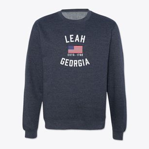 Leah Georgia Patriot Crewneck Sweatshirt