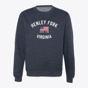 Henley Fork Virginia Patriot Crewneck Sweatshirt