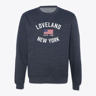 Loveland New York Patriot Crewneck Sweatshirt