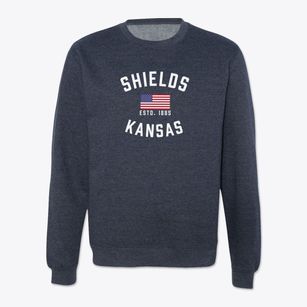 Shields Kansas Patriot Crewneck Sweatshirt