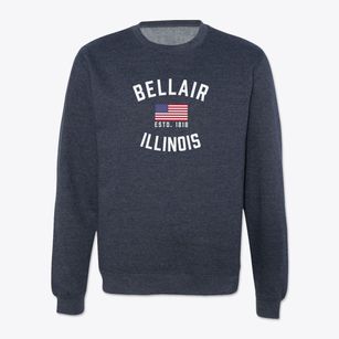 Bellair Illinois Patriot Crewneck Sweatshirt
