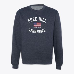 Free Hill Tennessee Patriot Crewneck Sweatshirt