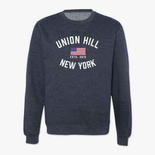 Union Hill New York Patriot Crewneck Sweatshirt