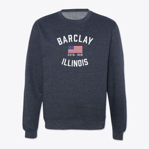 Barclay Illinois Patriot Crewneck Sweatshirt