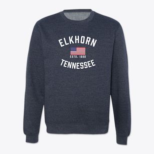 Elkhorn Tennessee Patriot Crewneck Sweatshirt