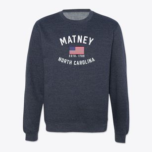Matney North Carolina Patriot Crewneck Sweatshirt