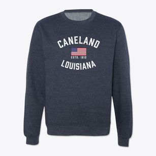 Caneland Louisiana Patriot Crewneck Sweatshirt