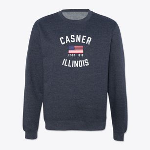 Casner Illinois Patriot Crewneck Sweatshirt