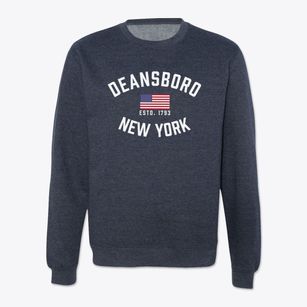 Deansboro New York Patriot Crewneck Sweatshirt