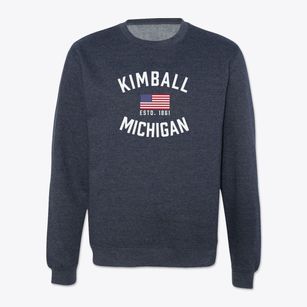 Kimball Michigan Patriot Crewneck Sweatshirt