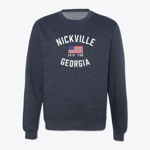 Nickville Georgia Patriot Crewneck Sweatshirt