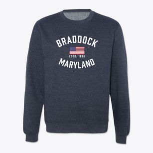 Braddock Maryland Patriot Crewneck Sweatshirt