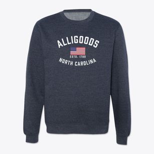 Alligoods North Carolina Patriot Crewneck Sweatshirt
