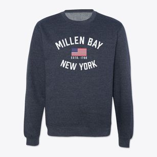 Millen Bay New York Patriot Crewneck Sweatshirt