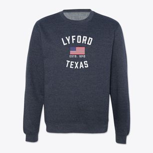 Lyford Texas Patriot Crewneck Sweatshirt
