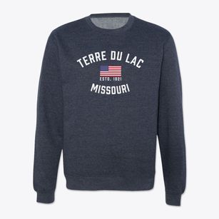 Terre Du Lac Missouri Patriot Crewneck Sweatshirt
