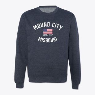Mound City Missouri Patriot Crewneck Sweatshirt