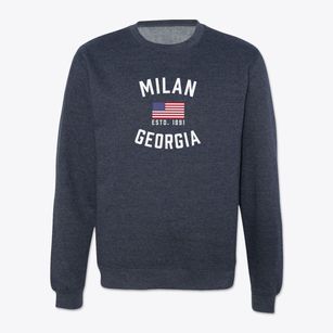 Milan Georgia Patriot Crewneck Sweatshirt
