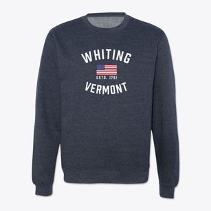Whiting Vermont Patriot Crewneck Sweatshirt