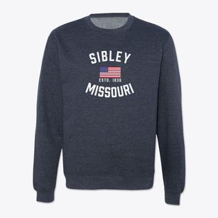 Sibley Missouri Patriot Crewneck Sweatshirt