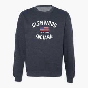 Glenwood Indiana Patriot Crewneck Sweatshirt
