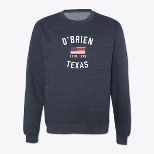 O'brien Texas Patriot Crewneck Sweatshirt