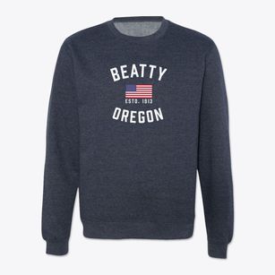Beatty Oregon Patriot Crewneck Sweatshirt