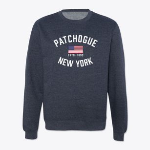 Patchogue New York Patriot Crewneck Sweatshirt