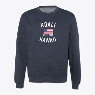 Koali Hawaii Patriot Crewneck Sweatshirt