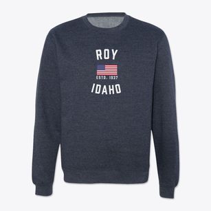 Roy Idaho Patriot Crewneck Sweatshirt