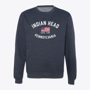 Indian Head Pennsylvania Patriot Crewneck Sweatshirt