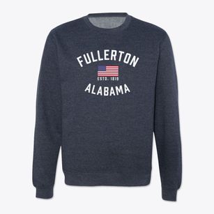Fullerton Alabama Patriot Crewneck Sweatshirt