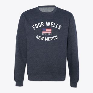 Four Wells New Mexico Patriot Crewneck Sweatshirt