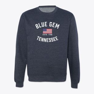 Blue Gem Tennessee Patriot Crewneck Sweatshirt