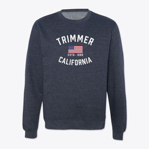 Trimmer California Patriot Crewneck Sweatshirt