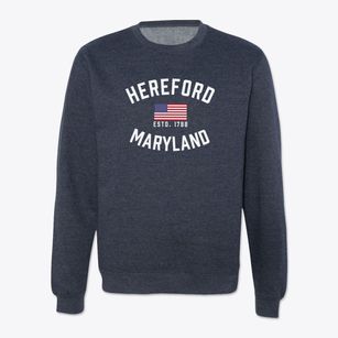 Hereford Maryland Patriot Crewneck Sweatshirt