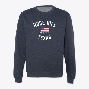 Rose Hill Texas Patriot Crewneck Sweatshirt