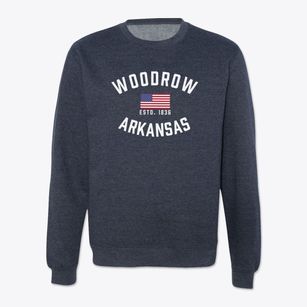 Woodrow Arkansas Patriot Crewneck Sweatshirt