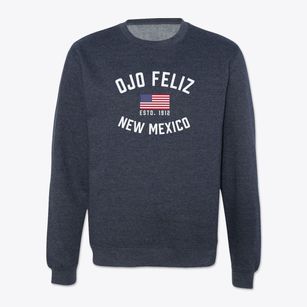 Ojo Feliz New Mexico Patriot Crewneck Sweatshirt