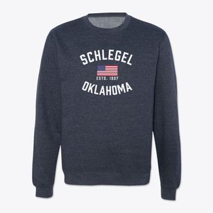 Schlegel Oklahoma Patriot Crewneck Sweatshirt
