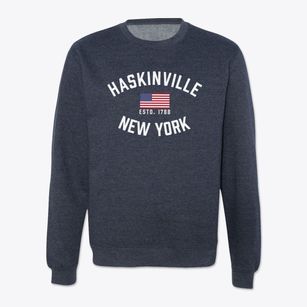 Haskinville New York Patriot Crewneck Sweatshirt
