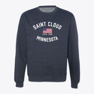 St. Cloud Minnesota Patriot Crewneck Sweatshirt