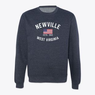 Newville West Virginia Patriot Crewneck Sweatshirt