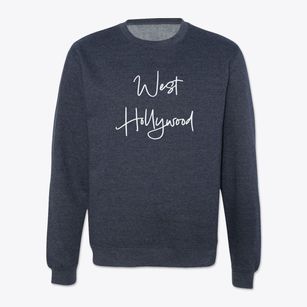 West Hollywood California Freestyle Crewneck Sweatshirt