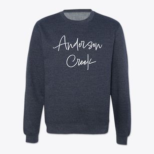 Anderson Creek North Carolina Freestyle Crewneck Sweatshirt