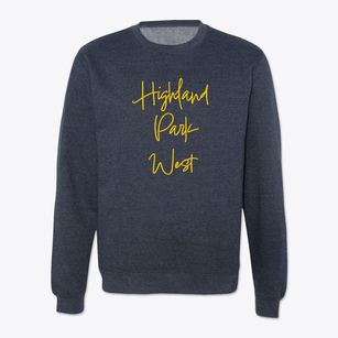 Highland Park West North Carolina Freestyle Crewneck Sweatshirt