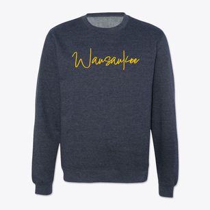 Wausaukee Wisconsin Freestyle Crewneck Sweatshirt