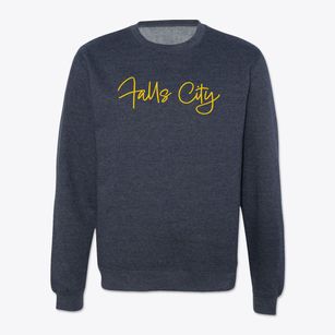 Falls City Texas Freestyle Crewneck Sweatshirt