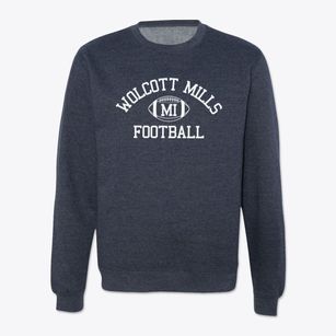 Wolcott Mills Michigan Football Crewneck Sweatshirt